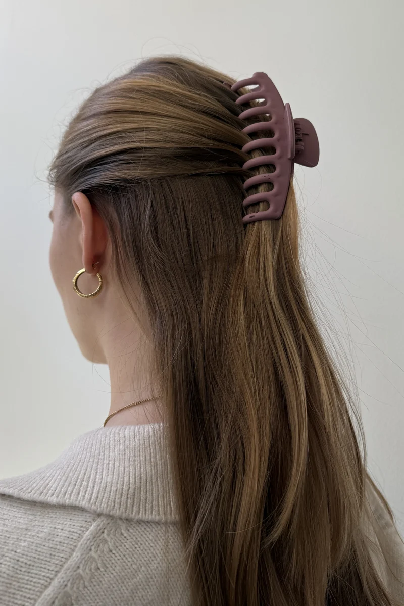 Claw Clip - Wine Red