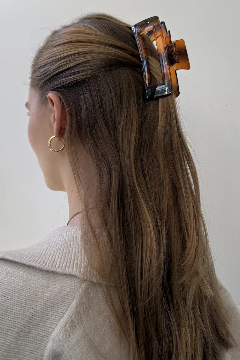 Luna Hair Clip - Brown