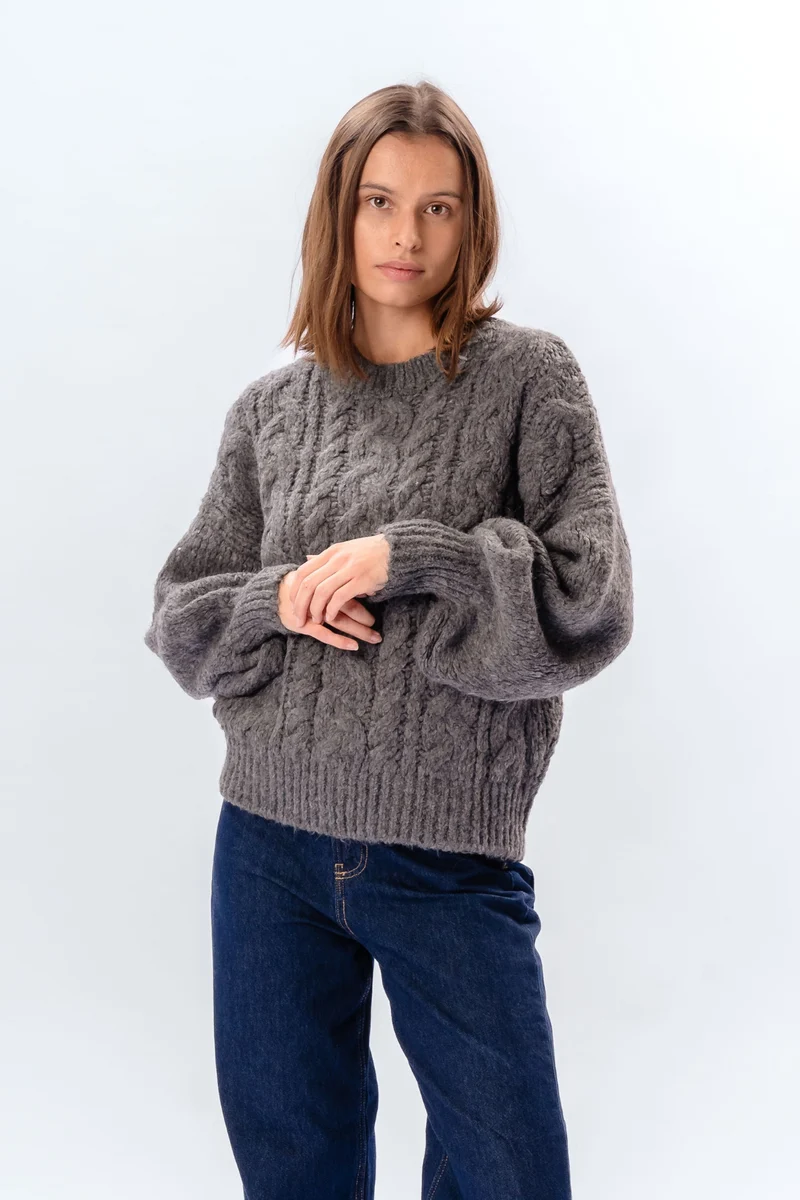 Emma Knit - Mid Grey