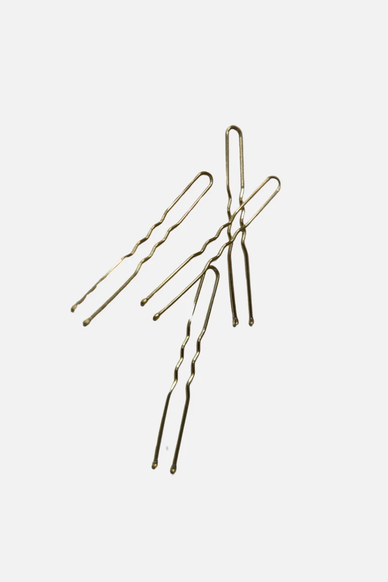 U-shaped Hair Clip - Gold