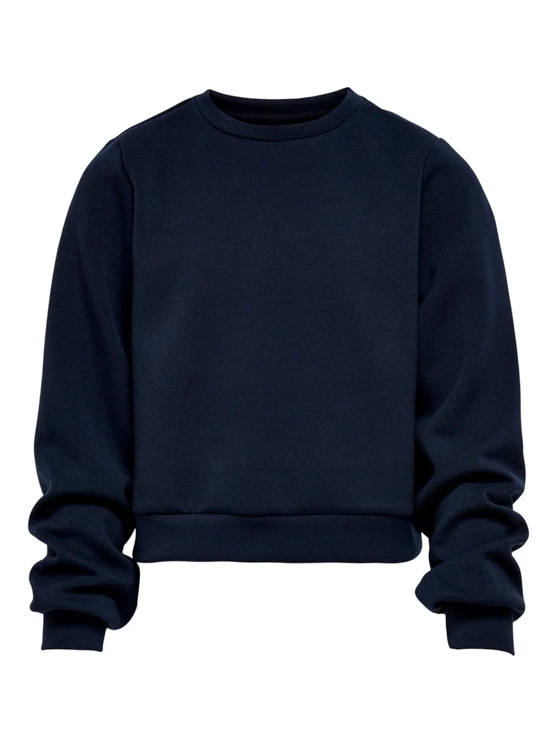 Scarlett Short O-Neck Sweater - Night Sky