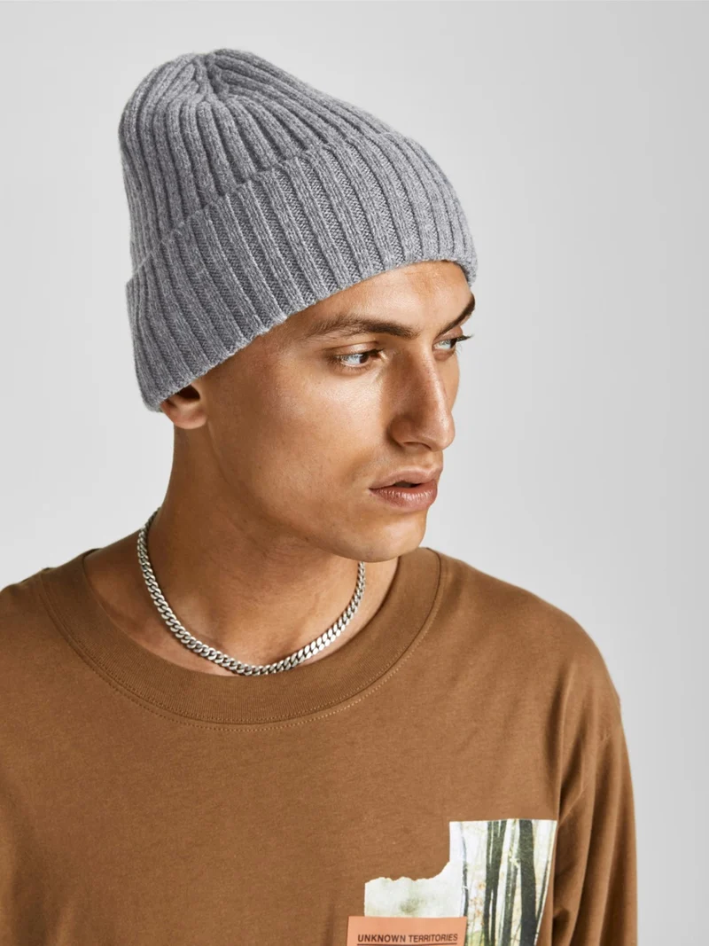 Prime Uld Beanie - Grey Melange