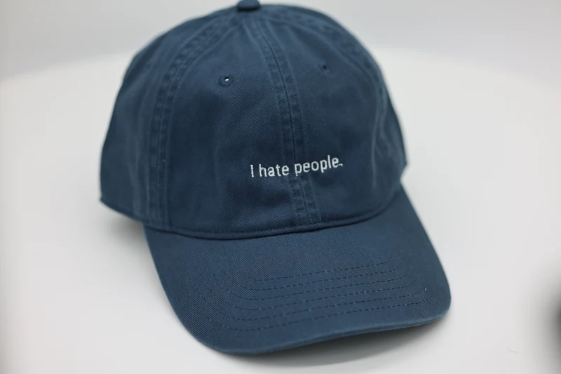 I hate people.