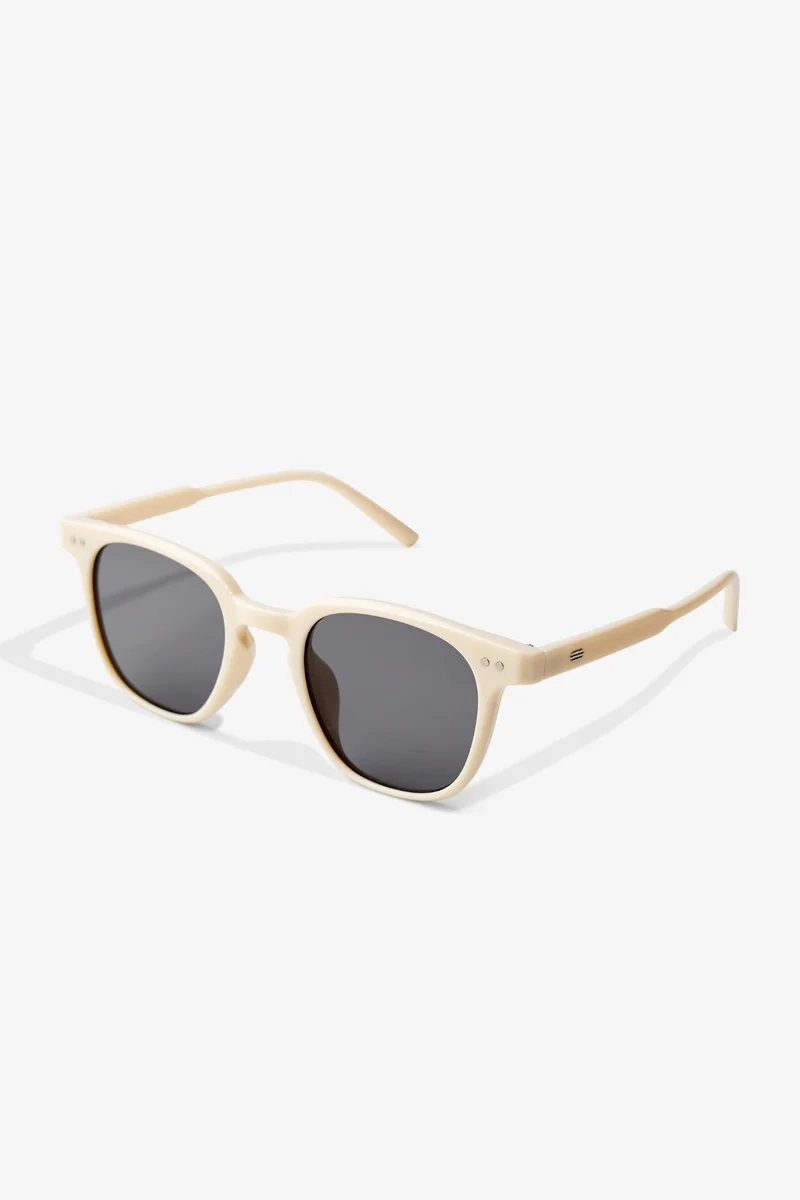 Vincent Sunglasses - White/Black