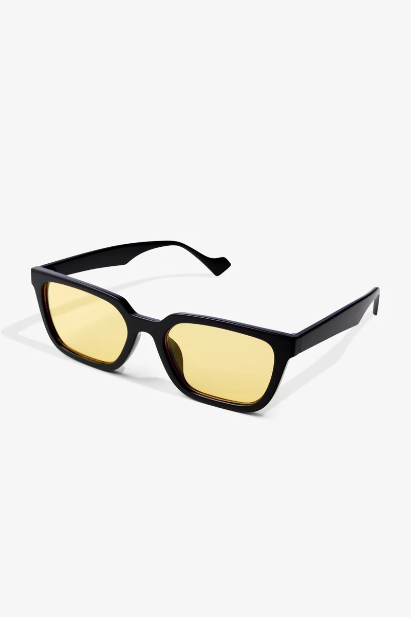 Wilhelm Sunglasses - Black/Yellow