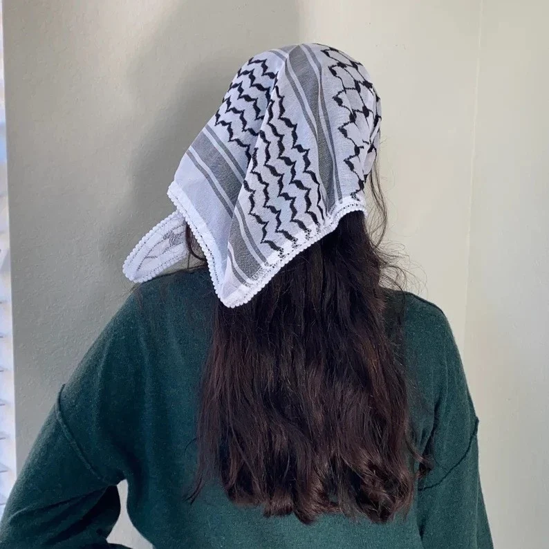Stijlvolle en veelzijdige Keffiyeh-stijl Bandana Shemagh hoofddoek Dames hoofddoek Bandana