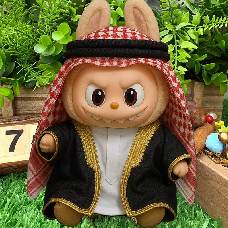 Schattige Arabische sjaal Grappige accessoires - Poppenmode hoofddoekset Hoofdband op maat
