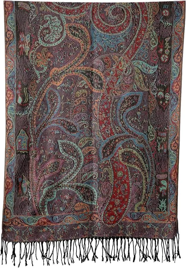 Maker Vintage Double Faced Luxe Kasjmier Sjaal - Casual en Chique Warme Sjaal