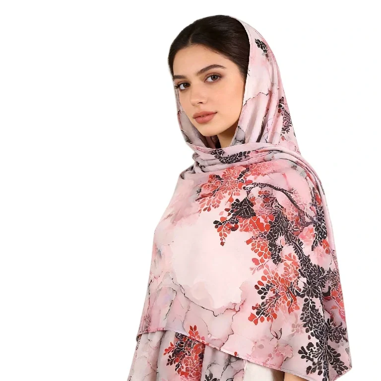 Groothandel in bloemenprint chiffon hijab sjaals, luxe bedrukte hoofddoeken voor wederverkopers