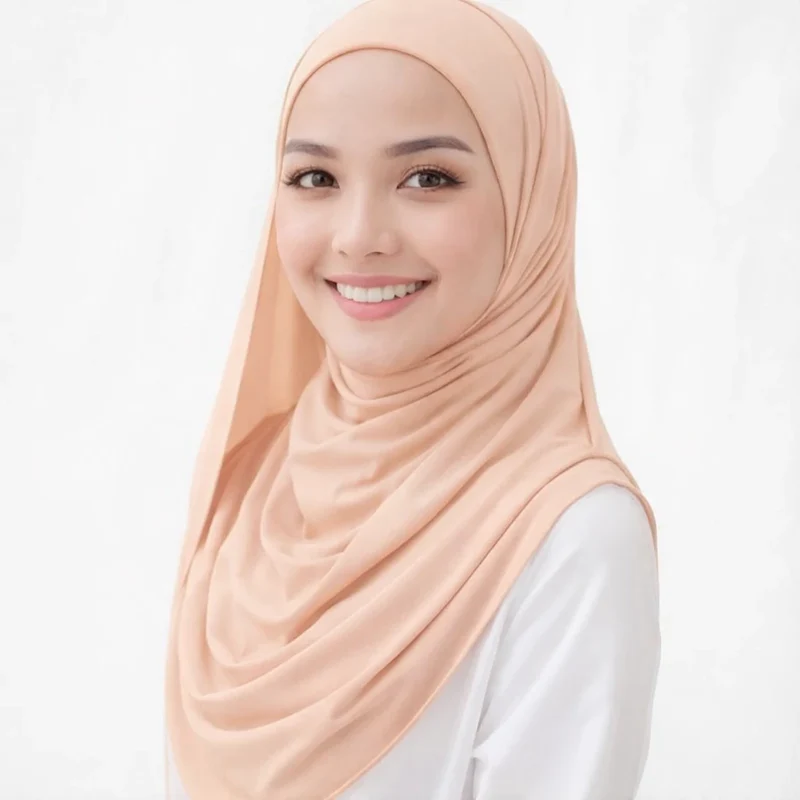 Groothandel tweedelige jersey hijab, wolkendanseres, modal, ninja ondersjaal