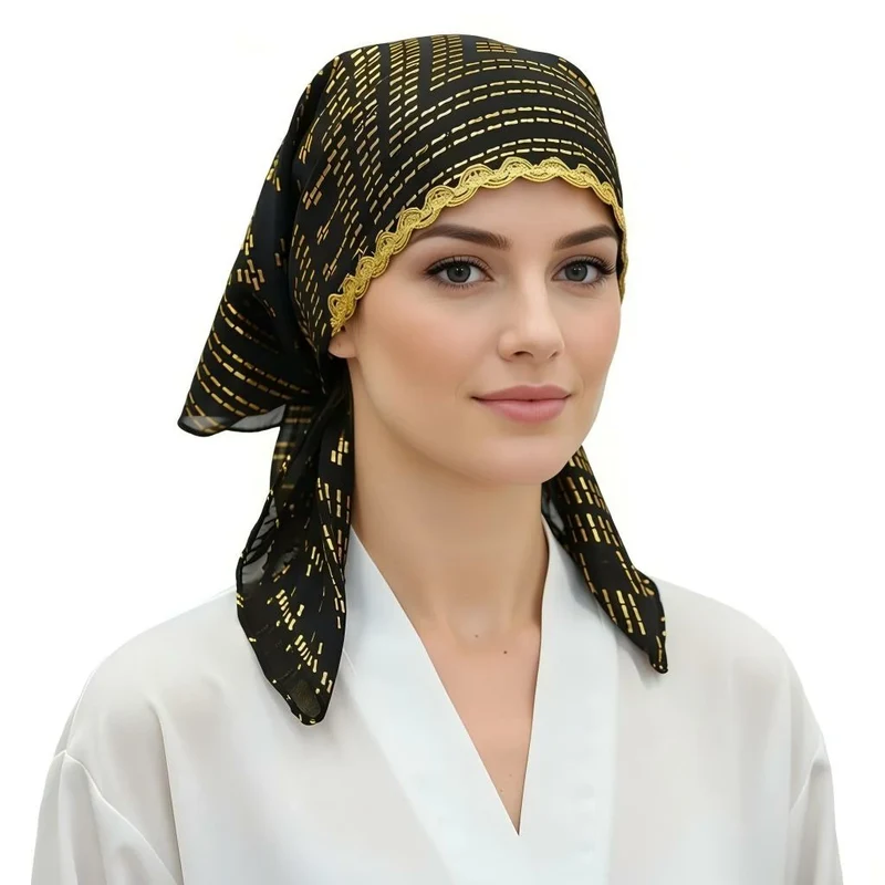 Groothandel in damesbloemen met warm stempelen, moslim hoofddoek