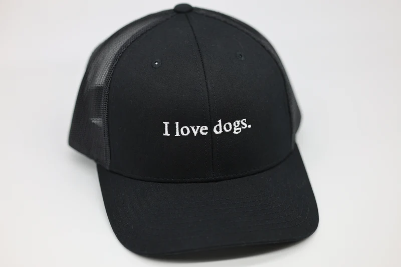 I love dogs.