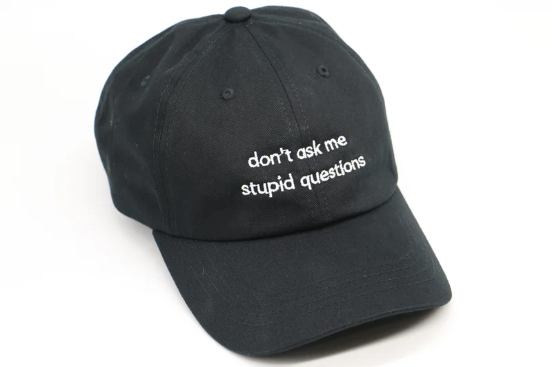 Don't ask me stupid questions