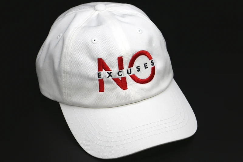 No Excuses (White)