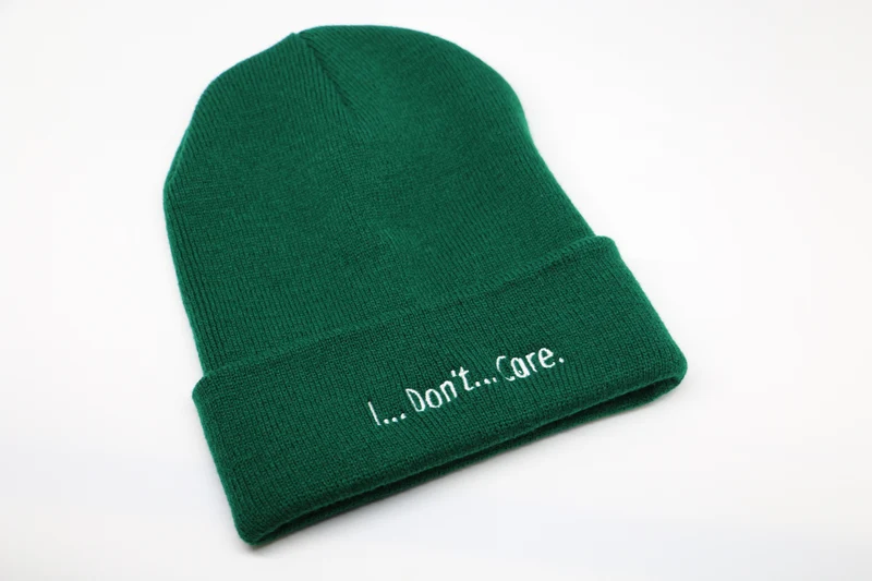 I Don't Care Beanie