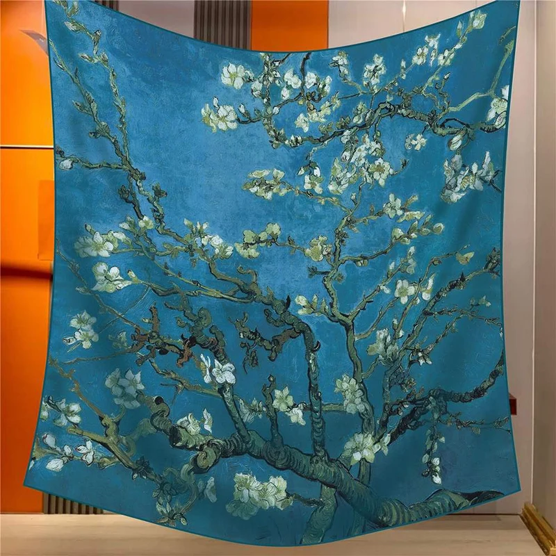 Op maat gemaakte Van Gogh Amandelbloesem Sjaal - Fabrikant & Distributeur