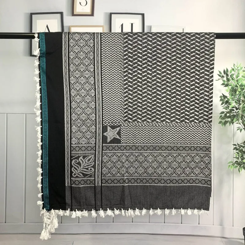 Shemagh Tactical Tassel Sjaal - Lichtgewicht en multifunctionele sjaal leverancier voor wandelen, kamperen