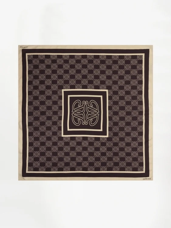 Dante6 - Monogram printed scarf