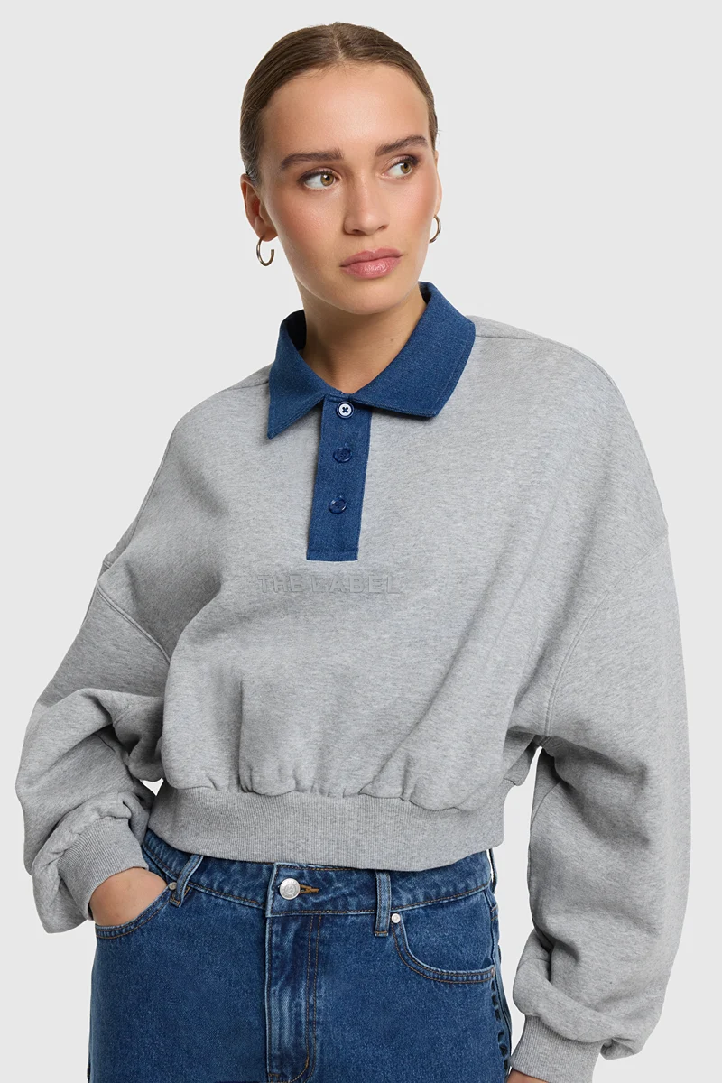Alix The Label - POLO SWEATER