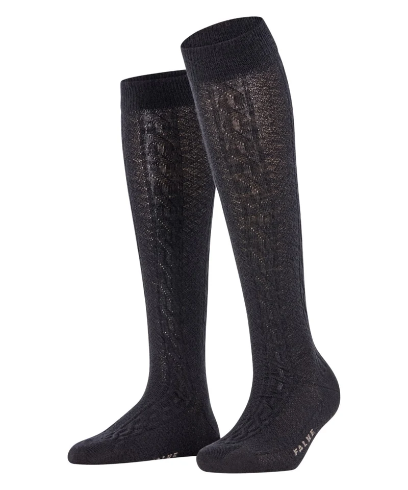 FALKE Kniekousen Declivity Dames 46635 3000 black