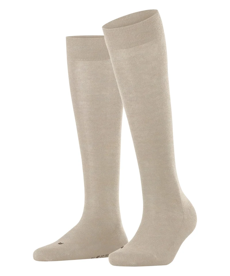 FALKE Sensitive London Kniekousen Dames 46672 4541 linen mel.