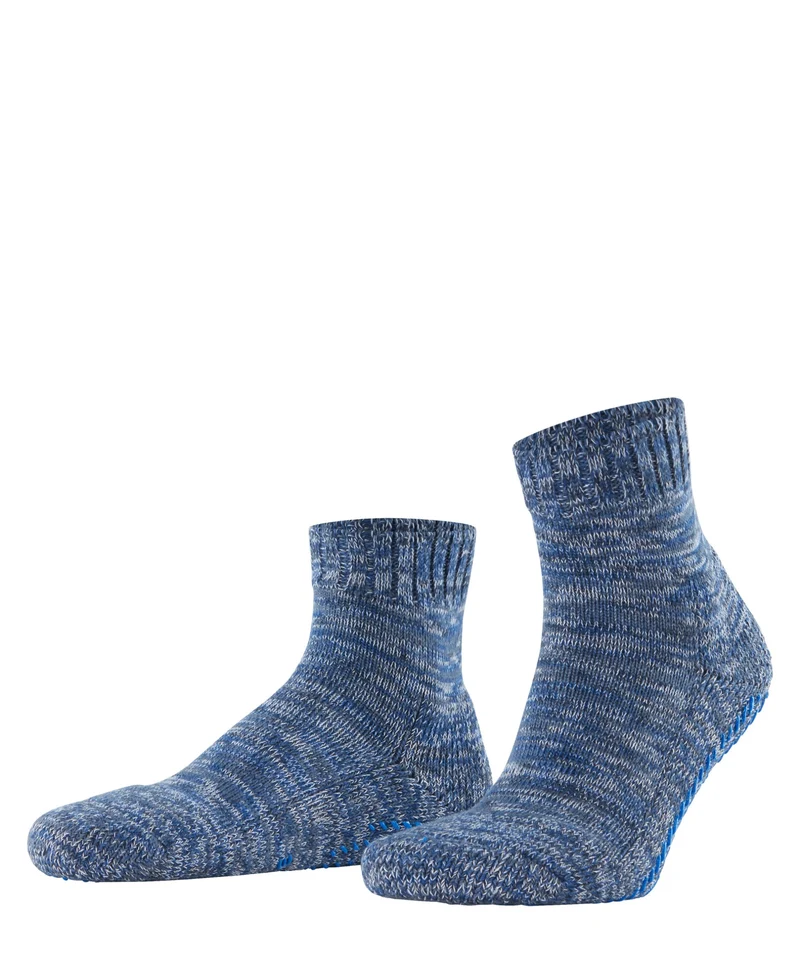 FALKE Cotton Grip Antislip Sokken Heren 12429 6263 dusty blue