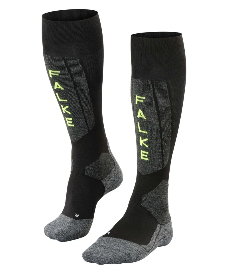 FALKE SK5 Skisok Heren 16563 3171 black-lightning