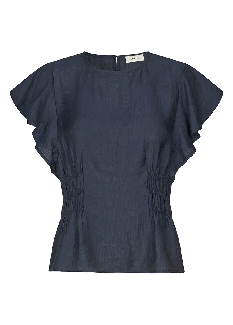Modstrom Nixonmd top smock blauw