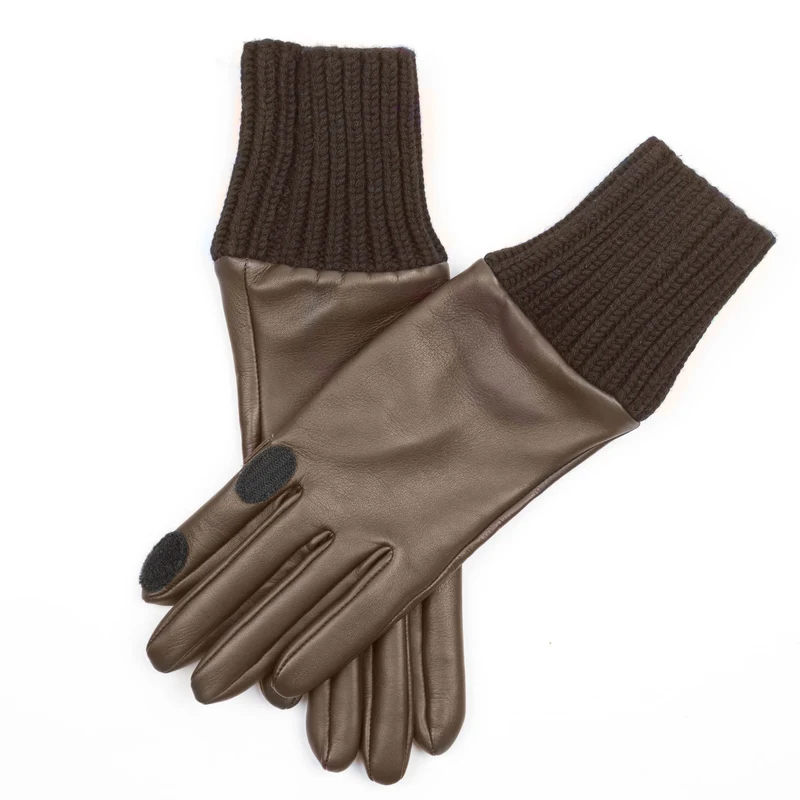 Men's Heritage Water-Resistant Silk-Lined Right Hand Leather Shooting Gloves with Cashmere Cuffs