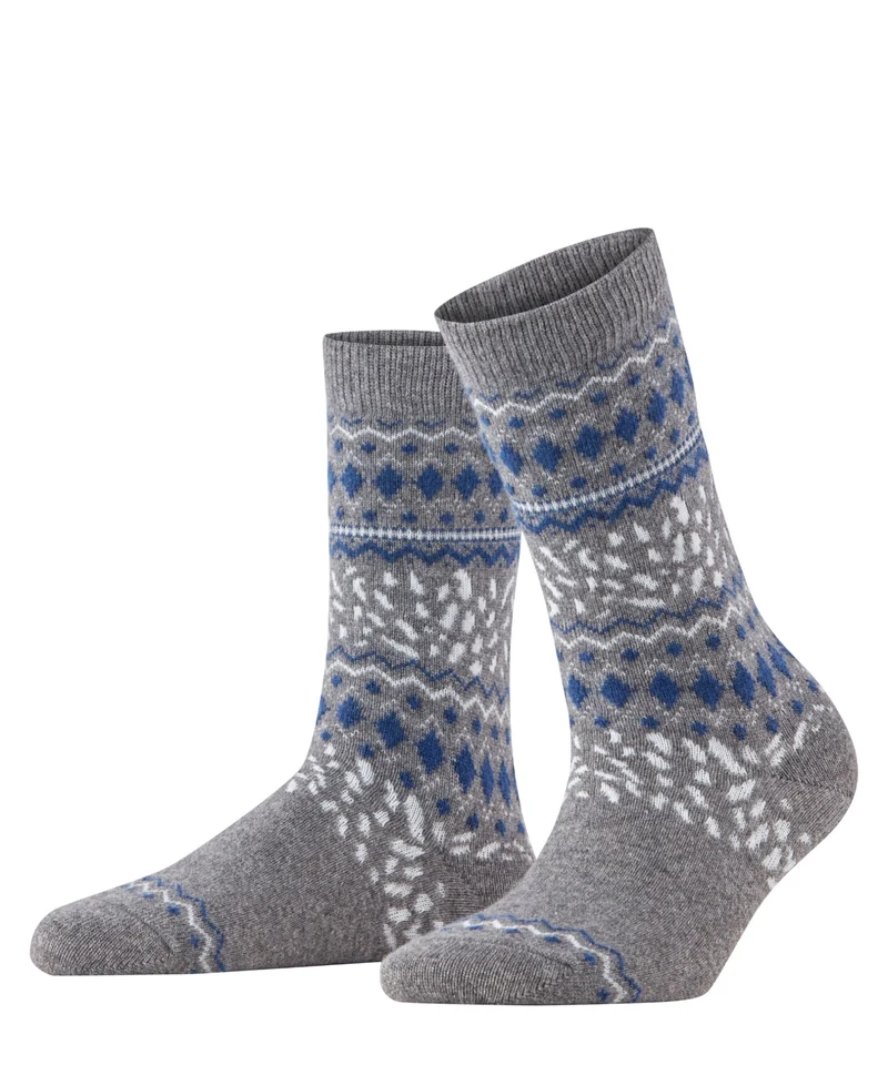FALKE Cosy Wool Special Edition Dames 46924 3390 light greymel.