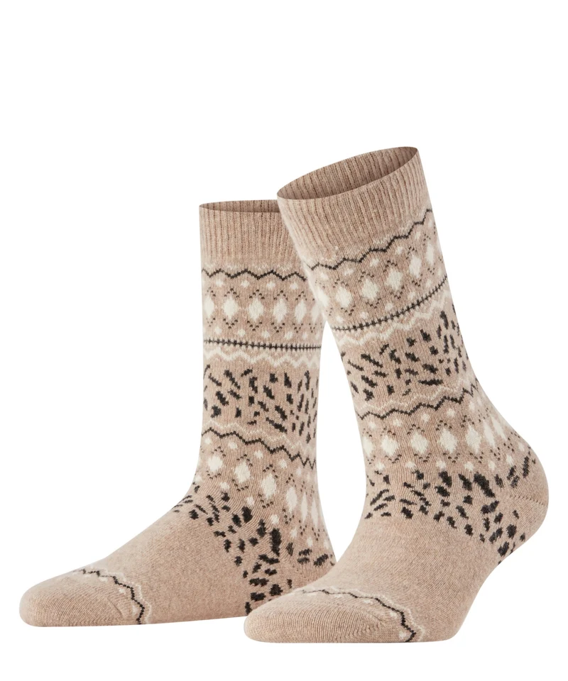FALKE Cosy Wool Special Edition Dames 46924 4091 beige mel.