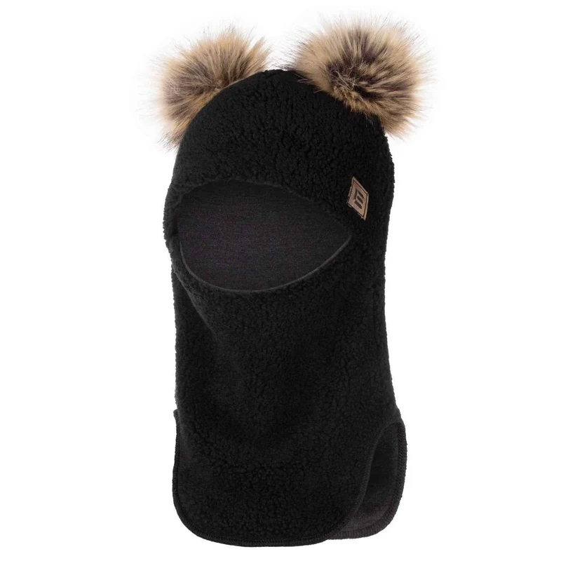 Blijf deze winter lekker warm met onze zwarte bivakmuts van merinowol.