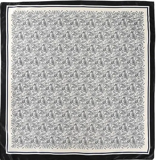 Groothandel 35 inch satijnen grote vierkante hoofddoeken - Paisely Hair Sleeping Wraps