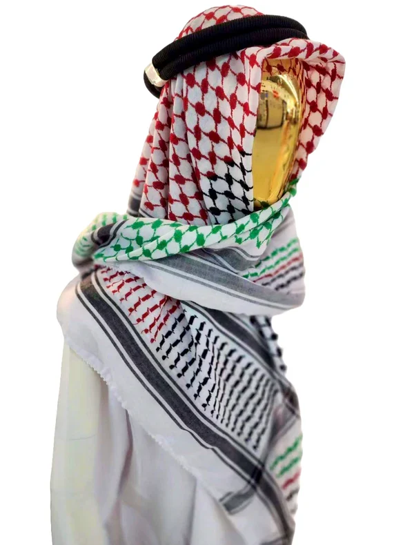 Aangepaste Keffiyeh-sjaal met Palestijnse vlag: omarm het erfgoed met eersteklas kwaliteit