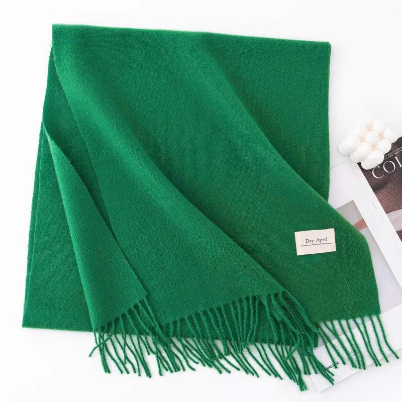 Morandi Color Plain gebreide sjaal voor dames - stijlvol en warm winters essentieel cadeau in bulk