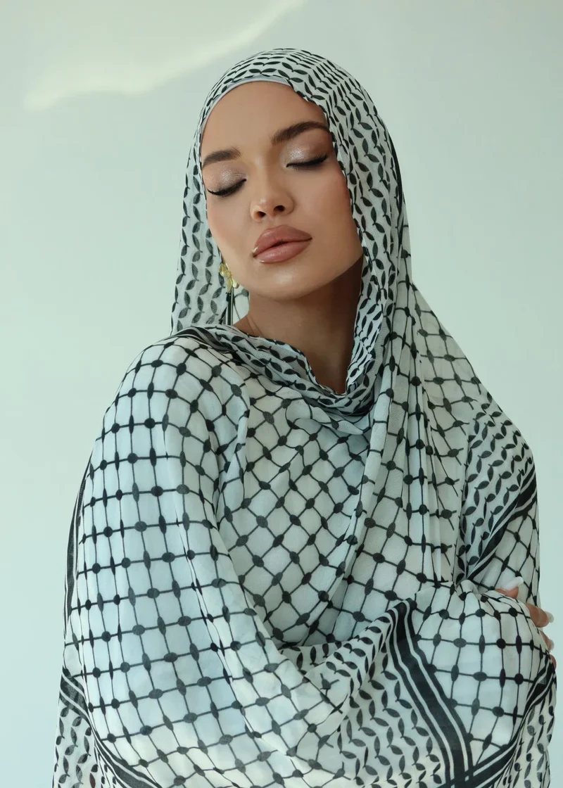 Op maat gemaakte Chiffon Keffiyeh & Hijab – OEM-fabrikant uit China