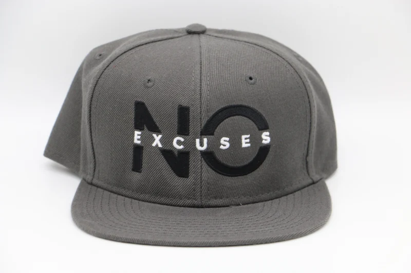 No Excuses (Charcoal Snapback)