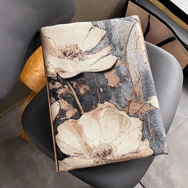 Premium Black Poppy Sjaal - Elegant ontwerp voor groothandelsdistributie