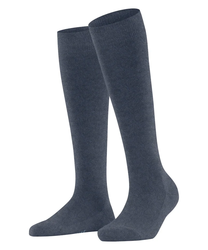 FALKE Family Kniekous Dames 46690 6688 dark blue mel.