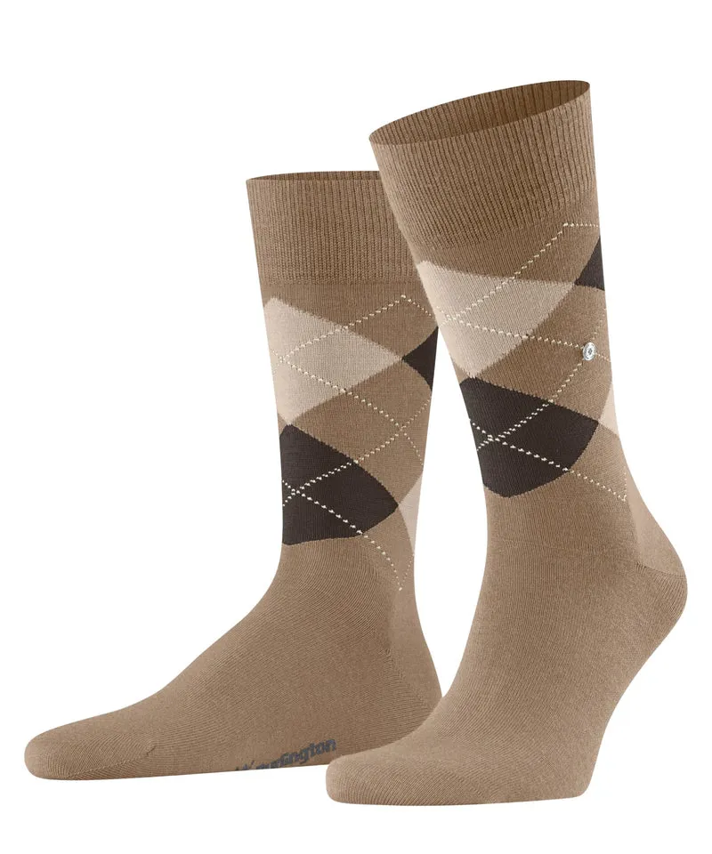 Burlington Edingburgh Sokken Heren 21125 5036 brown