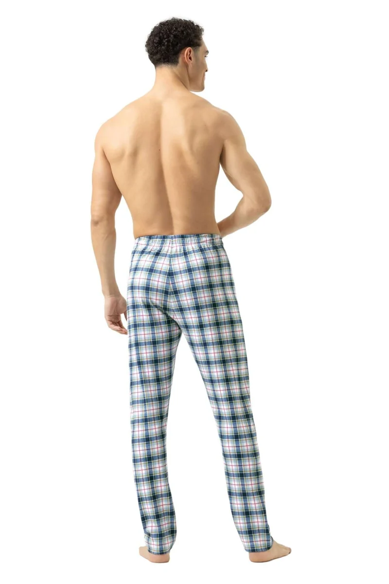 Mey Pyjamabroek Perfect Check Heren 2220052 668 yacht blue
