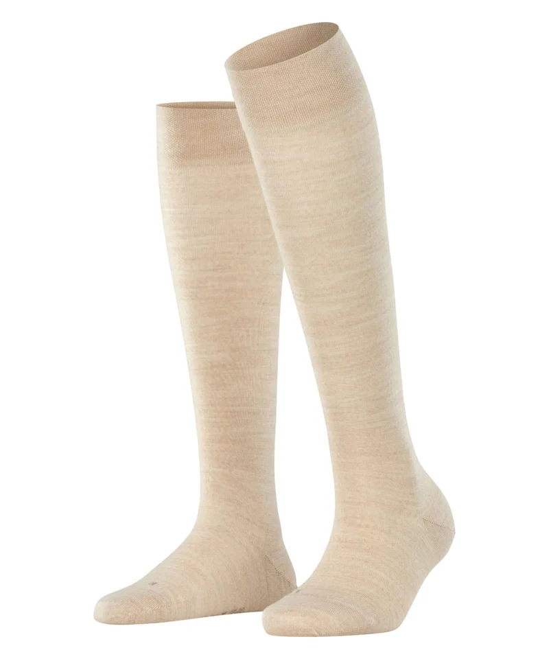 FALKE Sensitive Berlin Kniekous Dames 46229 4541 linen mel.
