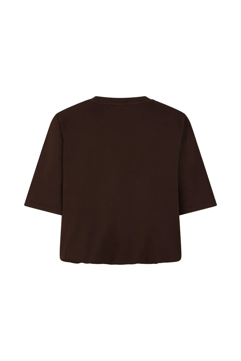 CIBET Short sleeves balloon hem tee