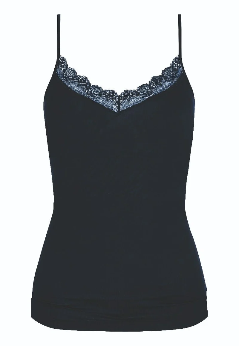 Mey Spaghettitop Luise Dames 45109 408 night blue