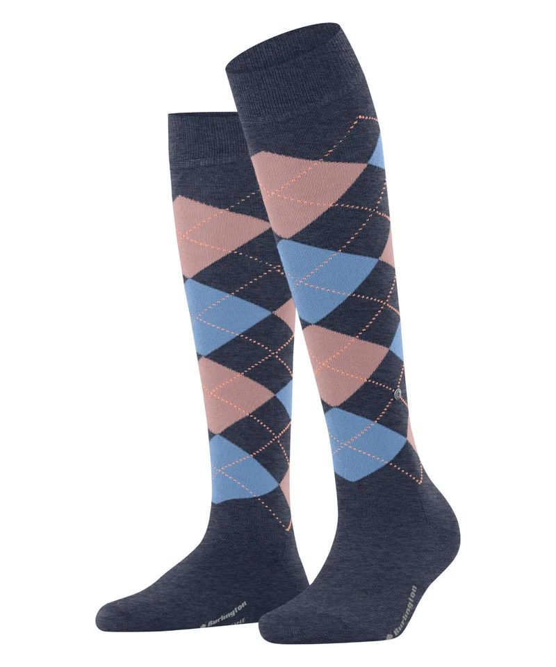 Burlington Marylebone Kniekous Dames 22373 6688 dark blue mel.