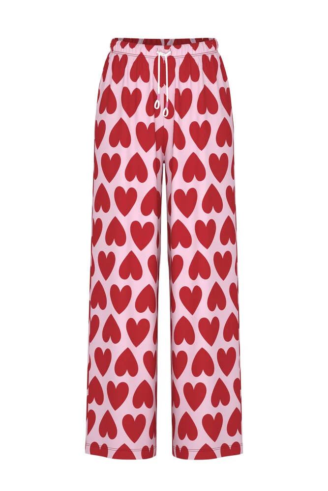 Mey Broek Sugar Hearts Dames 1220148 874 red carpet