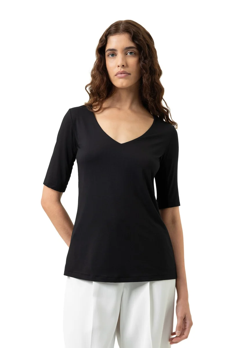 Mey T-Shirt Blazershirt Dames 1110058 3 zwart