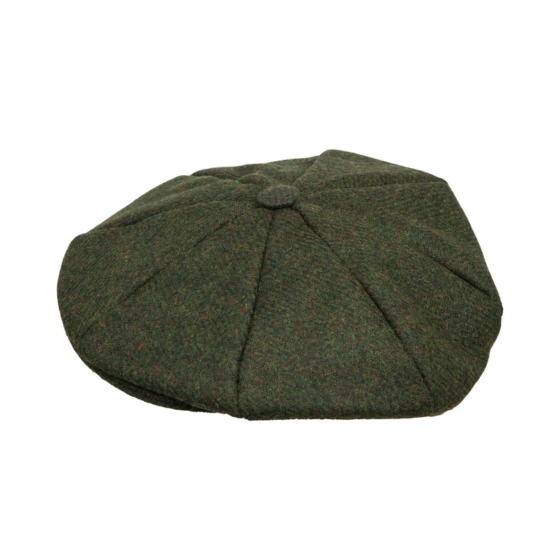 Casquette Newsboy en tweed uni Abraham Moon pour homme