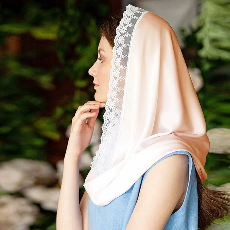 Leveranciers Dames Bescheiden Mode Mantilla - Islamitische Ramadan Kant Hoofddoek