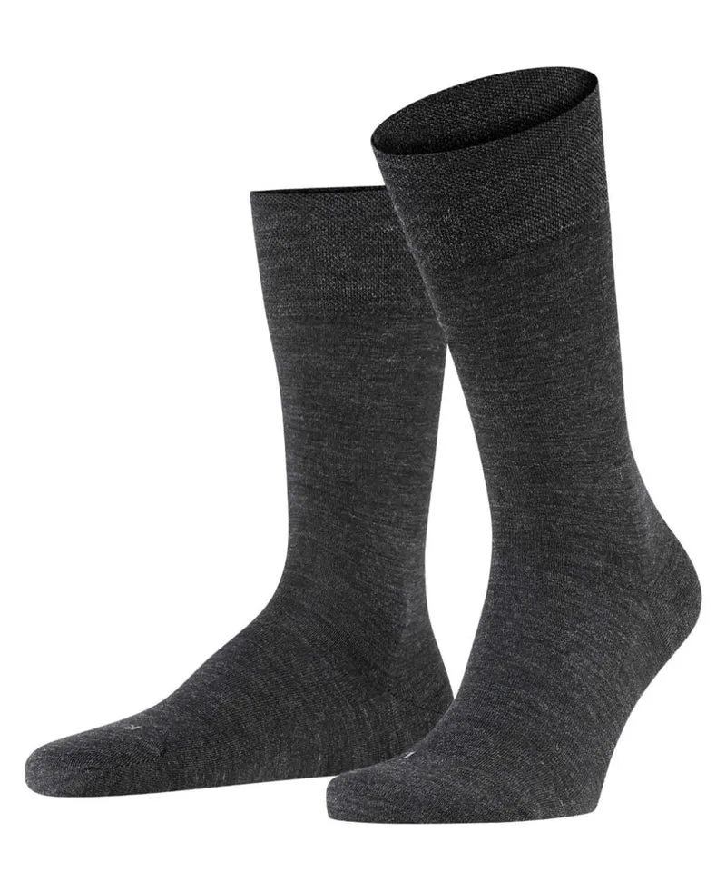 FALKE Sensitive Berlin Sokken Heren 14448 3080 anthra.mel